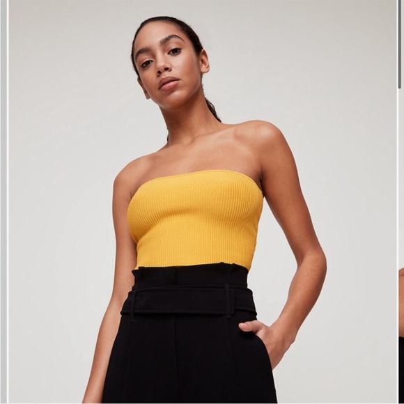 Aritzia Babaton Sculpt Knit Tube Top - Picture 2 of 5